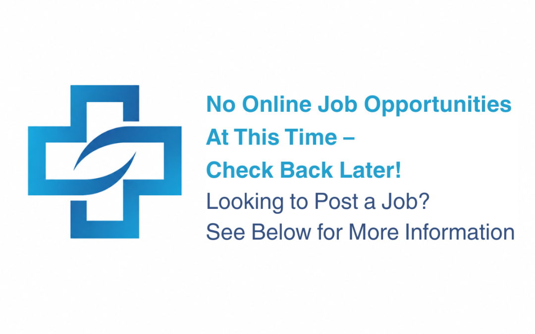 No Online Job Opportunities At This Time – Share Yours Today
